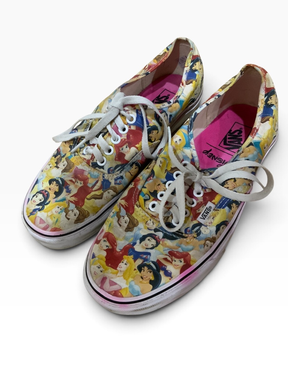 Vans Women’s Disney Princess Canvas Sneakers - Multicolor SZ 10 MENS 8.5